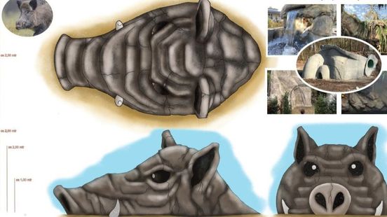 Reusachtig zwijn van 65.000 euro wordt nieuwe poort