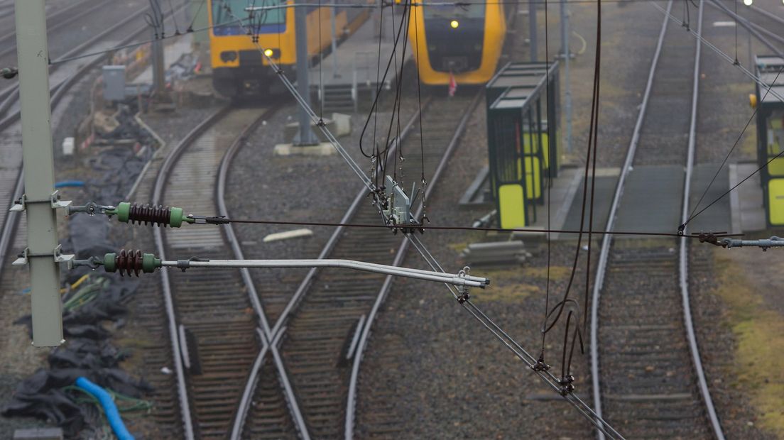 Geen treinverkeer vanaf station in Zwolle richting Meppel