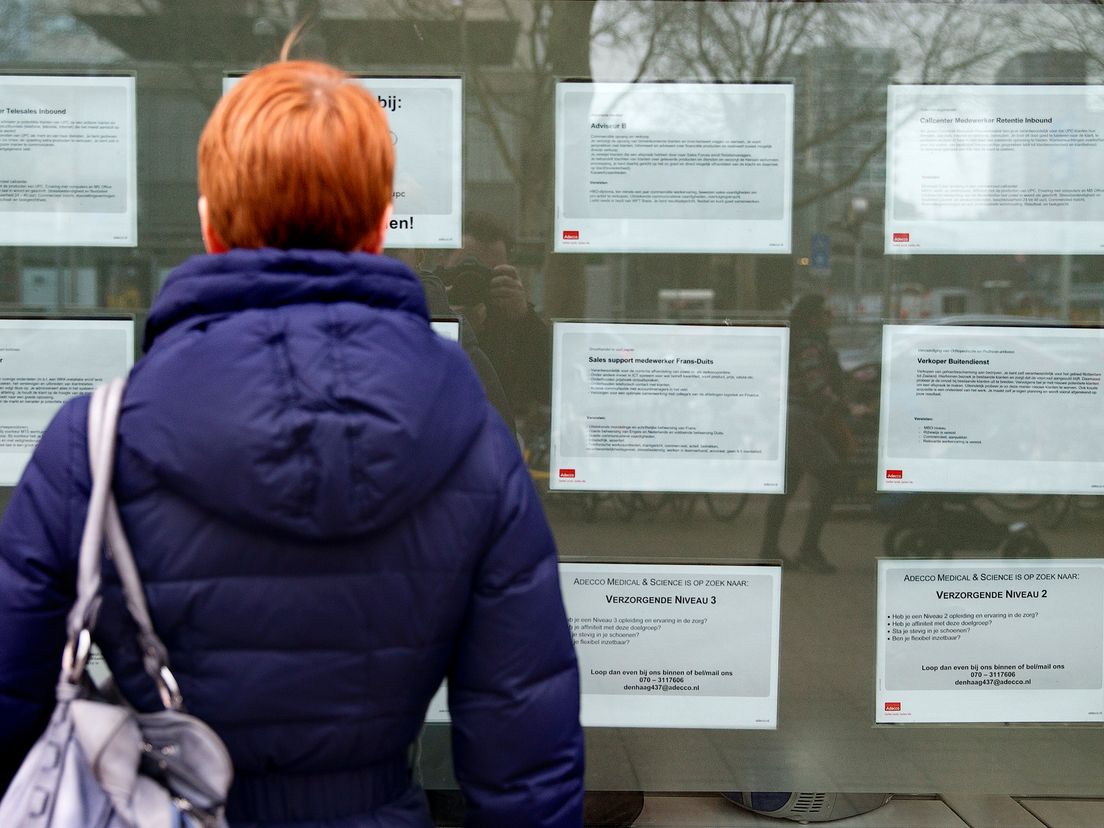 Werkzoekende (Foto - ANP Jerry Lampen)