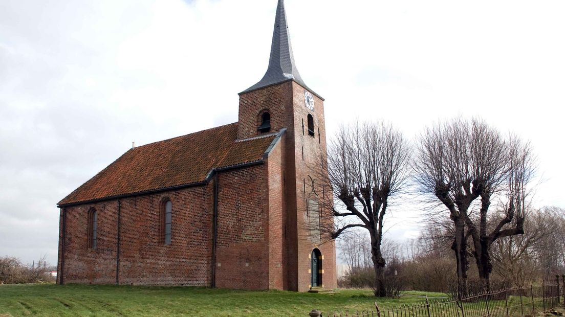 De kerk in het buurtschap Heveskes, voorheen nog een dorp