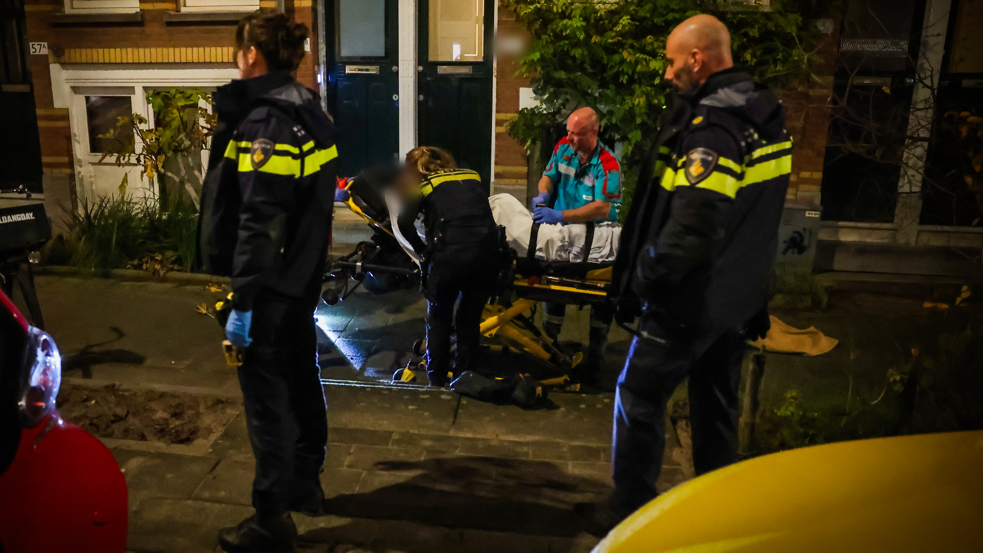 Het slachtoffer was wel aanspreekbaar toen hij de ambulance inging.