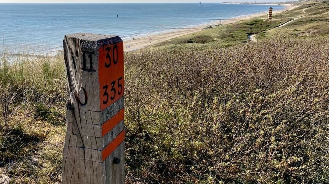 Strandpaal op Walcheren