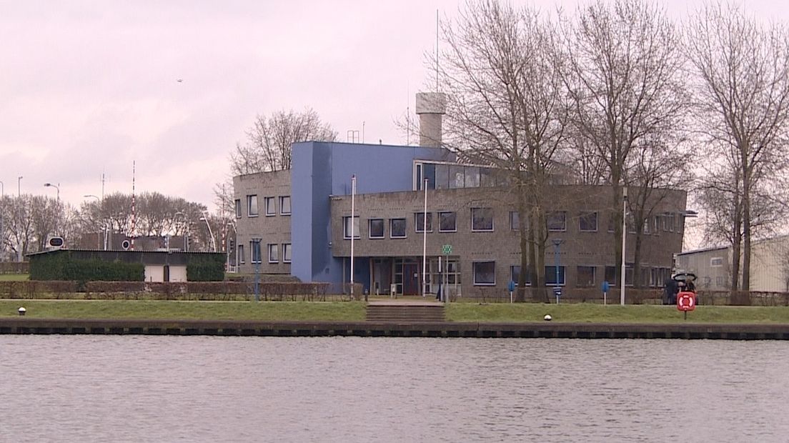 Het inmiddels gesloopte districtskantoor van Rijkswaterstaat in Terneuzen