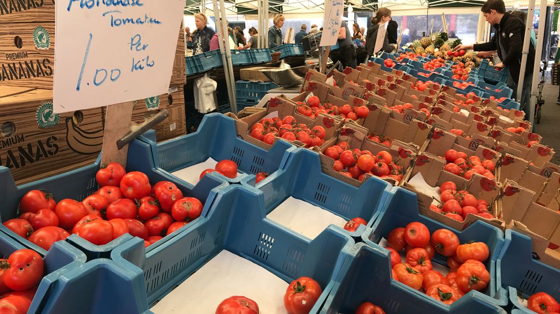 De markt in Gieterveen heeft een nieuwe organisator (Rechten: archief RTV Drenthe/Serge Vinkenvleugel)