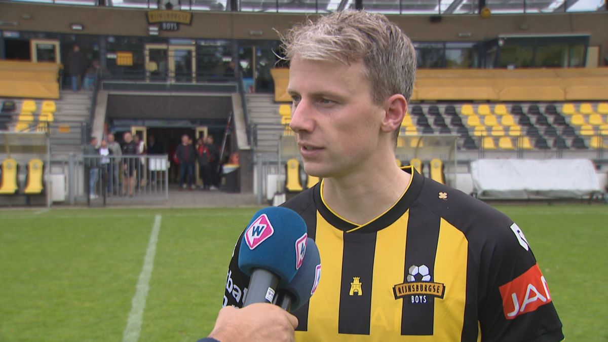 'Geldwolf? Slaat nergens op', reageert Rijnsburgse Boys-topscorer Mark van der Weijden