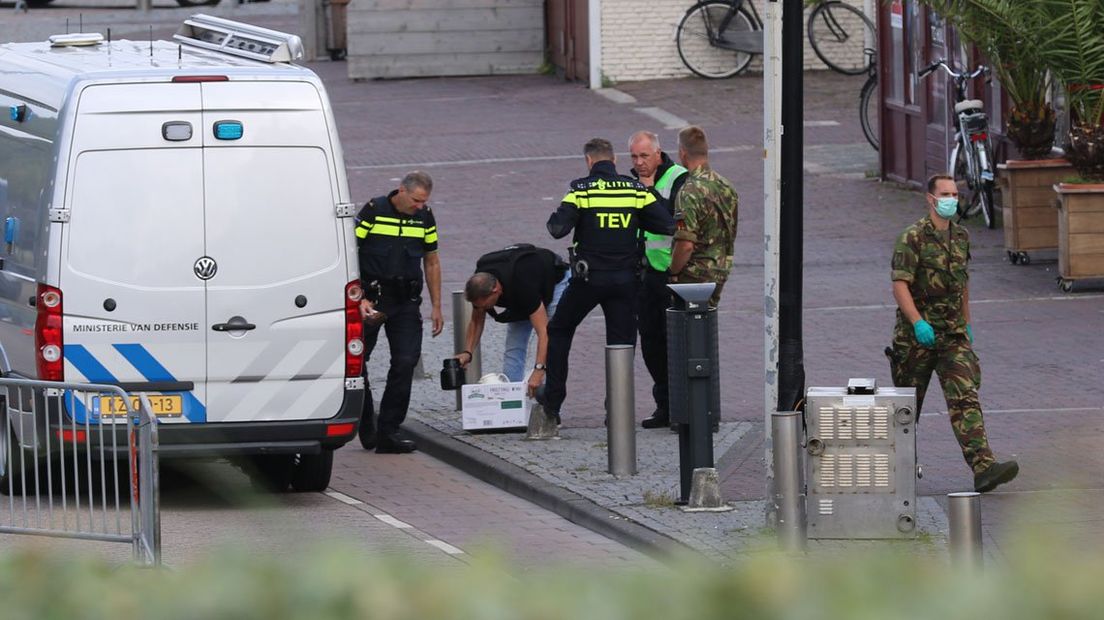 EOD aangekomen in Noordwijk.