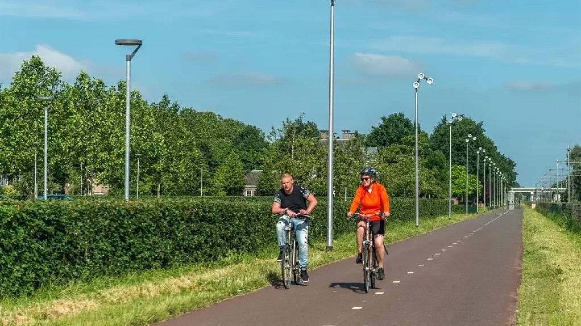 Een voorbeeld van snelle fietsverbindingen.