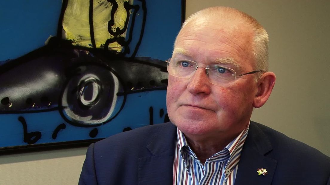 Wethouder Joop Brink van Coevorden (Rechten: RTV Drenthe/ Steven Stegen)