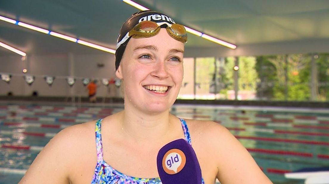 Lisa Kruger heeft al drie plakken op de Spelen.