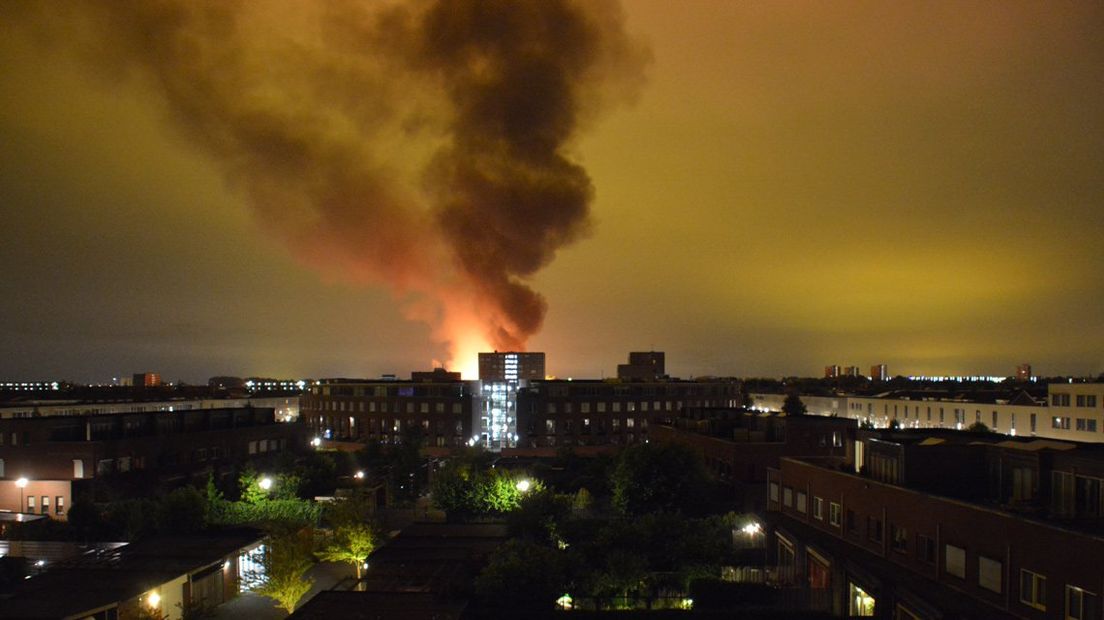 Brand pallethandel Zoetermeer