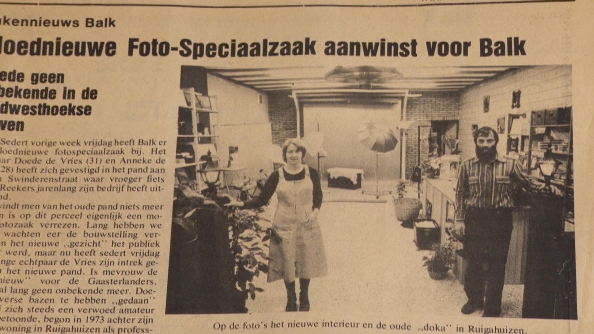 De Balkster krante neamt de nije saak yn 1977 in oanwinst