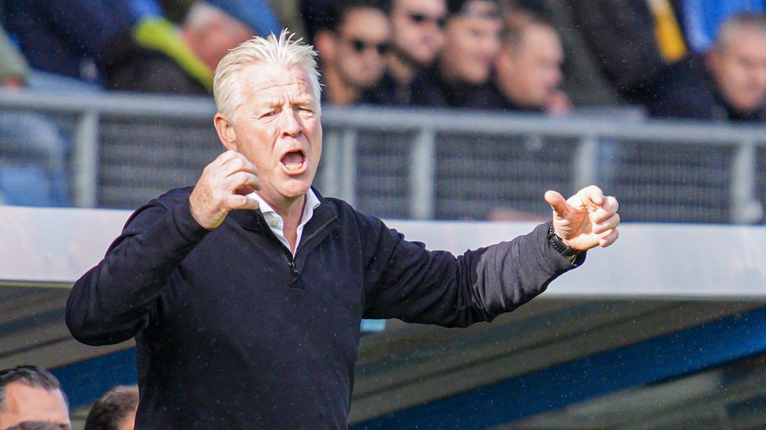 Willem II-trainer Peter Maes