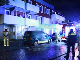 Bewoners geschrokken door brand in flat: 'Vuur verspreidde zich razendsnel'