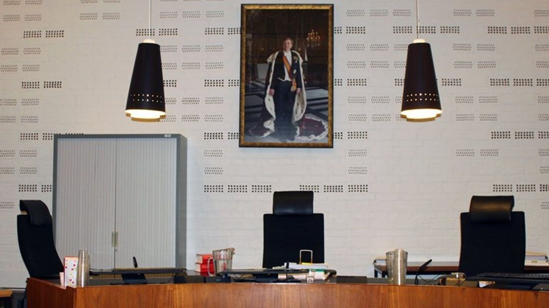 Een Zittingszaal In Een Rechtbank Foto Pieter Kuipers Omroep West