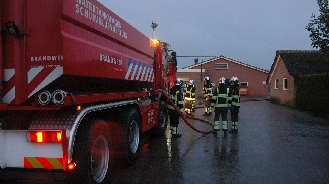 Brand in boerenbedrijf in Bergentheim