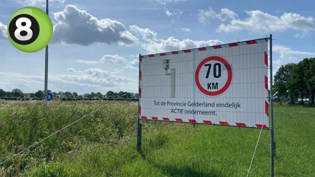 Oude IJsselweg in Etten afgesloten door landbouwsluis