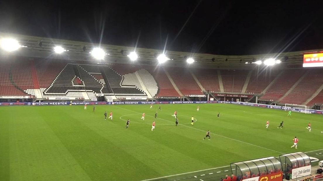 Voetbal zonder publiek in Alkmaar