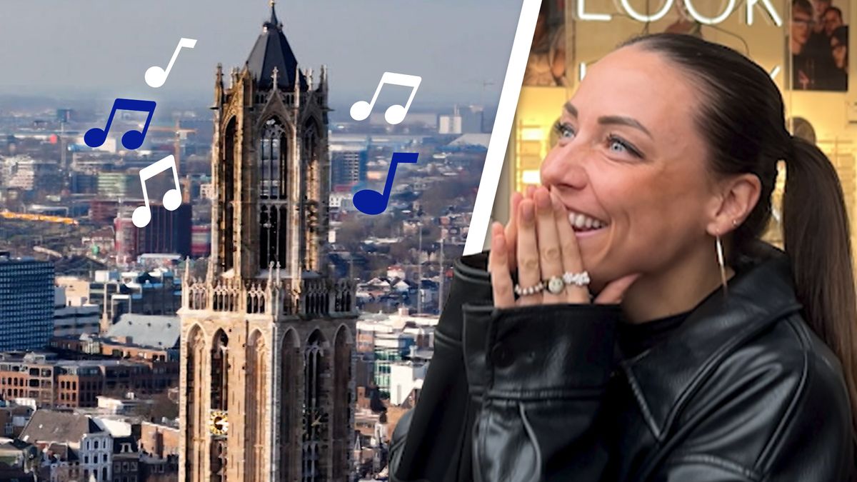 Utrechtse zangeres Dyde hoort haar nummer door de Domtoren: 'Dit is mijn liedje!'