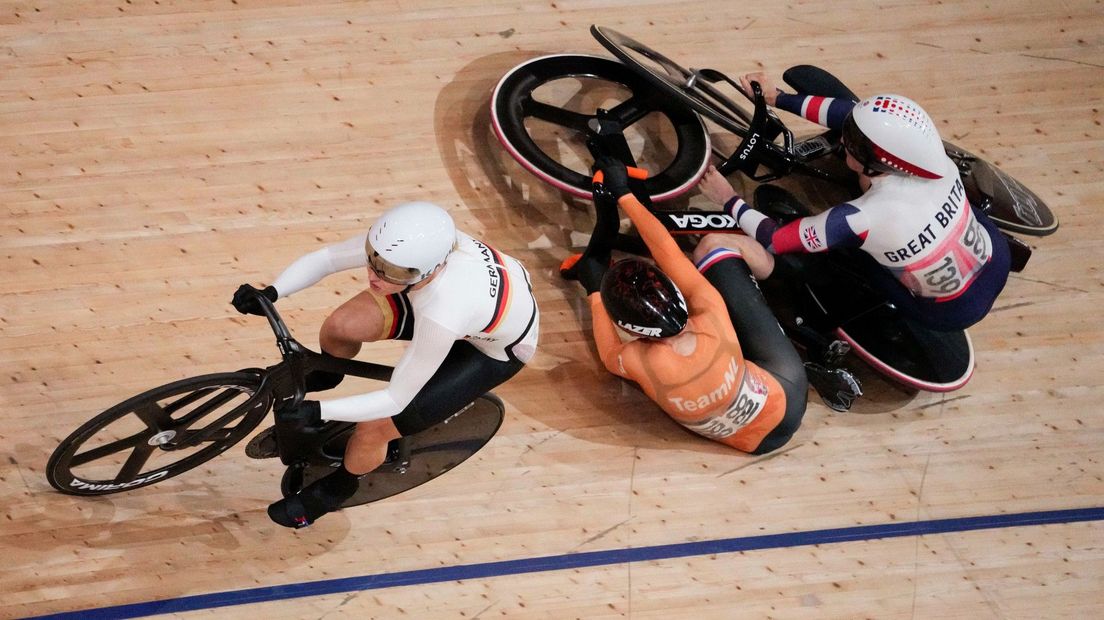 Van Riessen ging hard onderuit tijdens het keirintoernooi