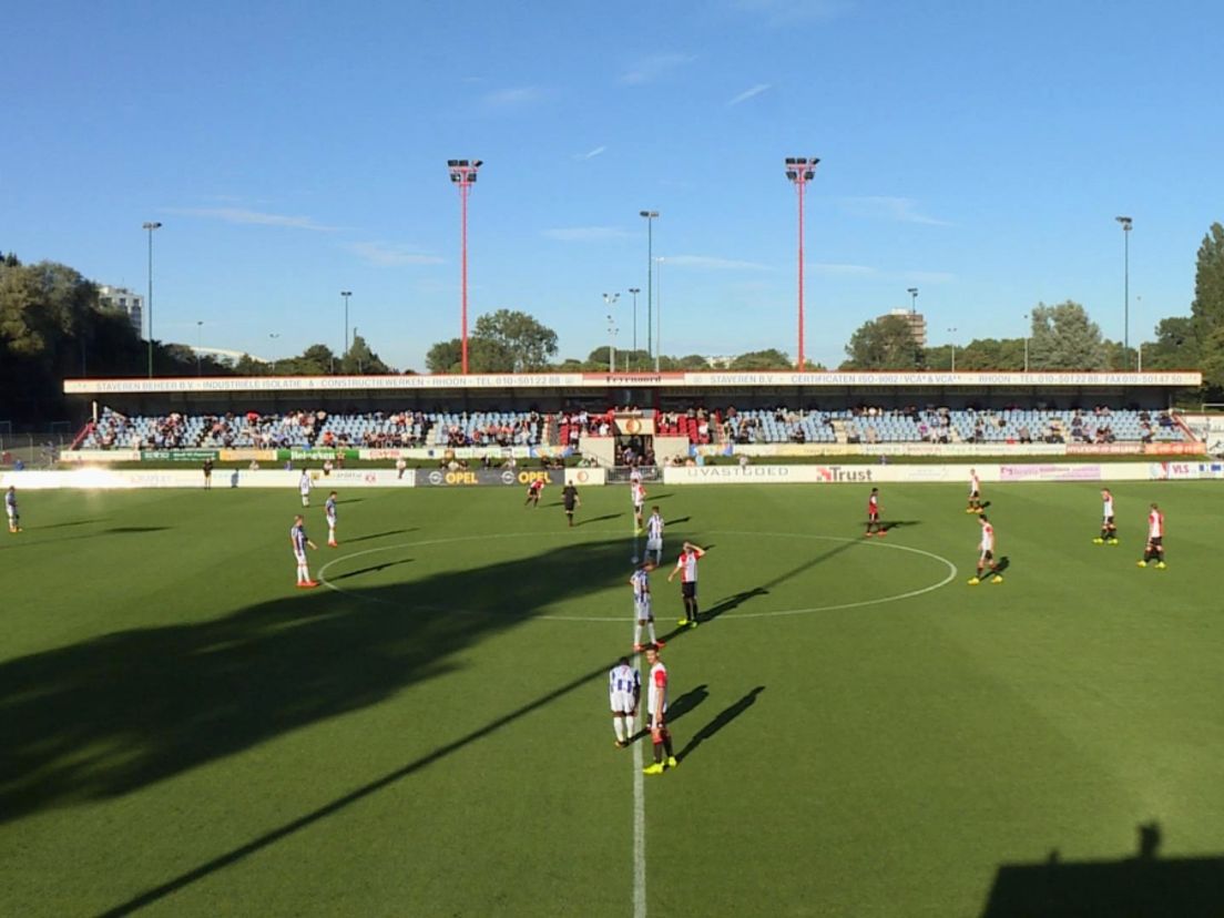 Op Varkenoord speelt Sportclub Feyenoord haar thuiswdestrijden