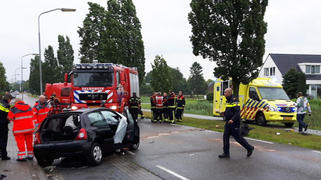 Het ongeluk gebeurde op het Zuiderdiep (Rechten: Persbureau Meter)