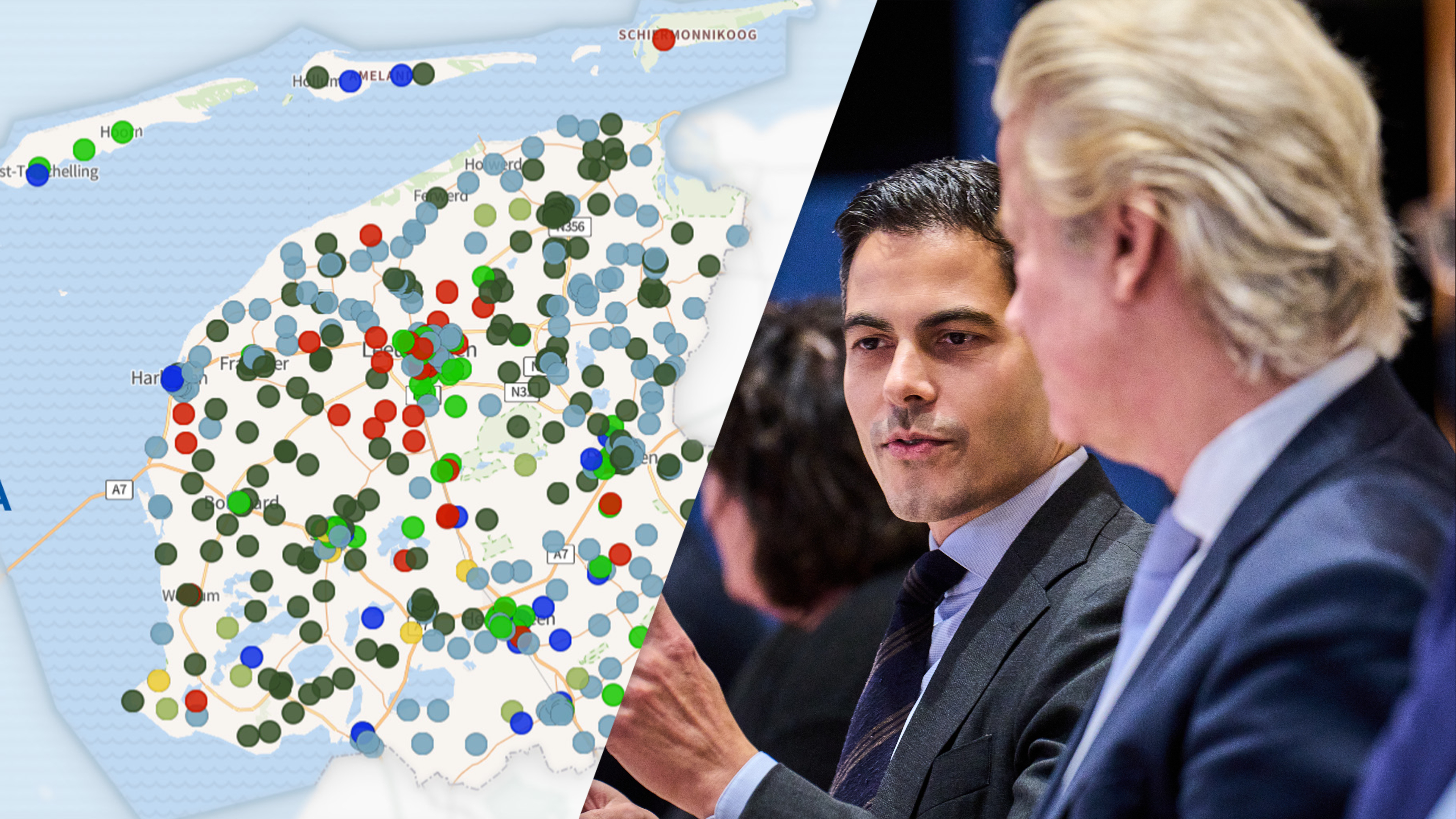 KAART: Hoe heeft jouw dorp of wijk gestemd? Bekijk hier de uitslag voor elk stembureau