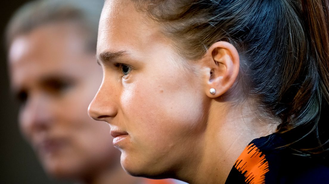 Miedema was eerder op schot tegen Italië (Rechten: ANP/Koen van Weel)