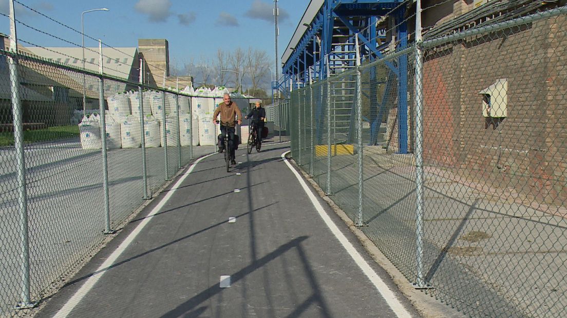 Kortere route langs Sasse Westkade open voor fietsers