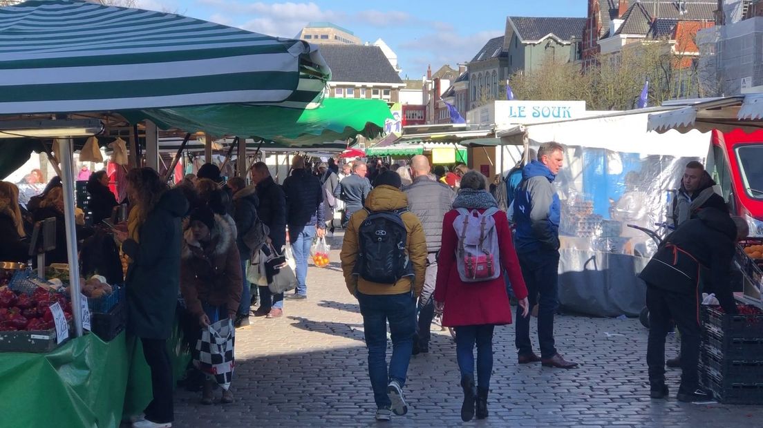 De markt op zaterdag