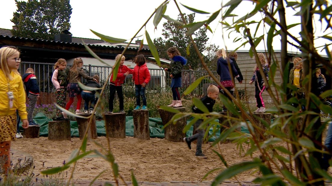groen schoolplein basisschool koudekerke
