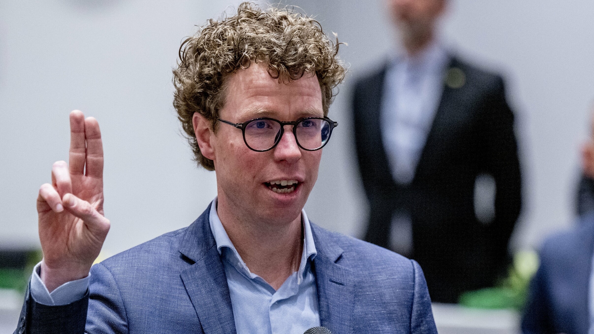 Martijn Balster bij zijn beëdiging als wethouder van Den Haag