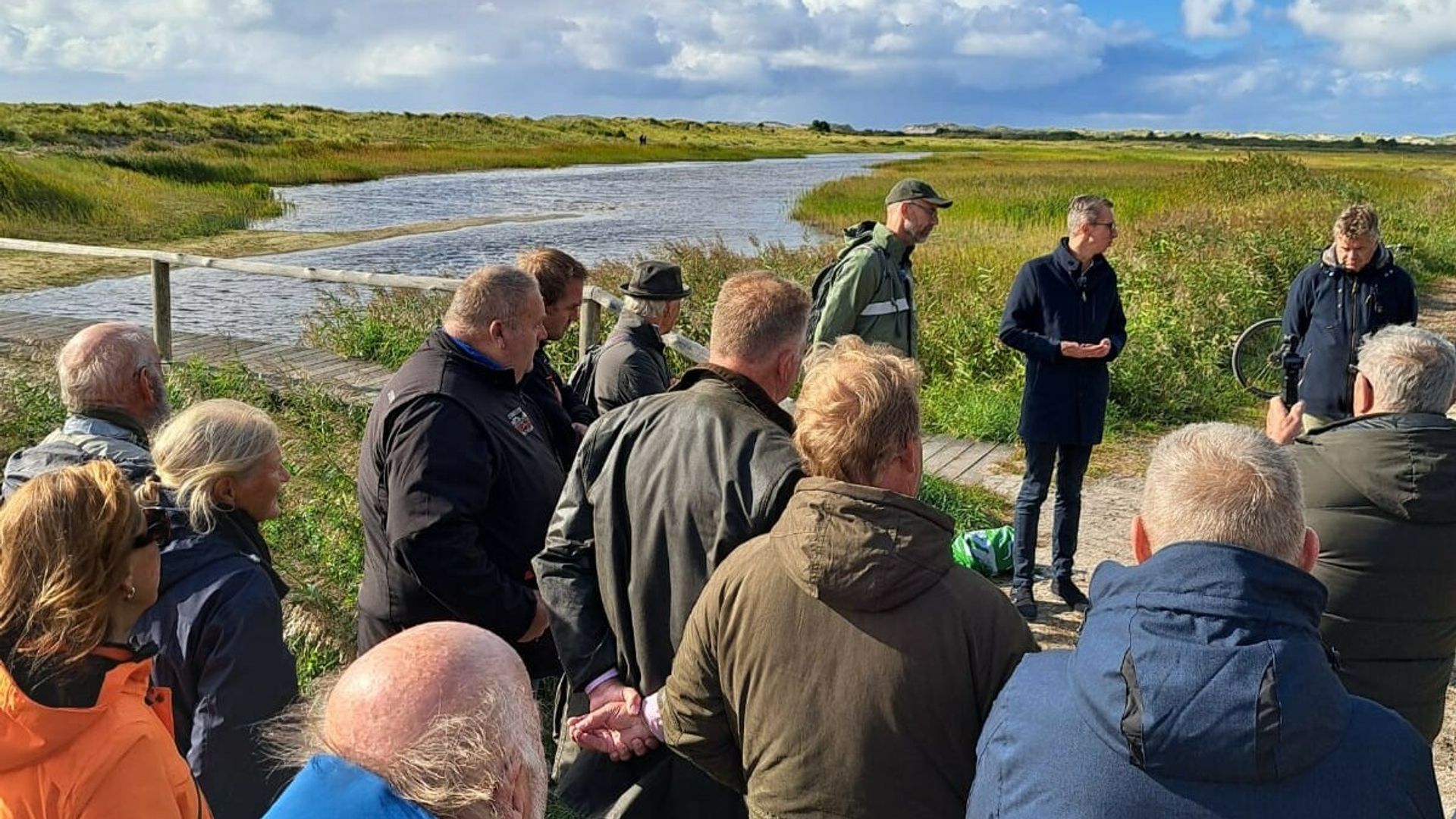 De oplevering mei deputearre Matthijs de Vries