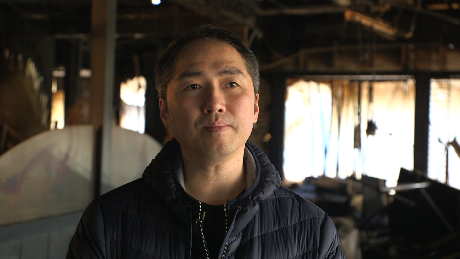 Eigenaar Mok in het uitgebrande restaurant Tim Hong: "Alles moet vervangen worden."