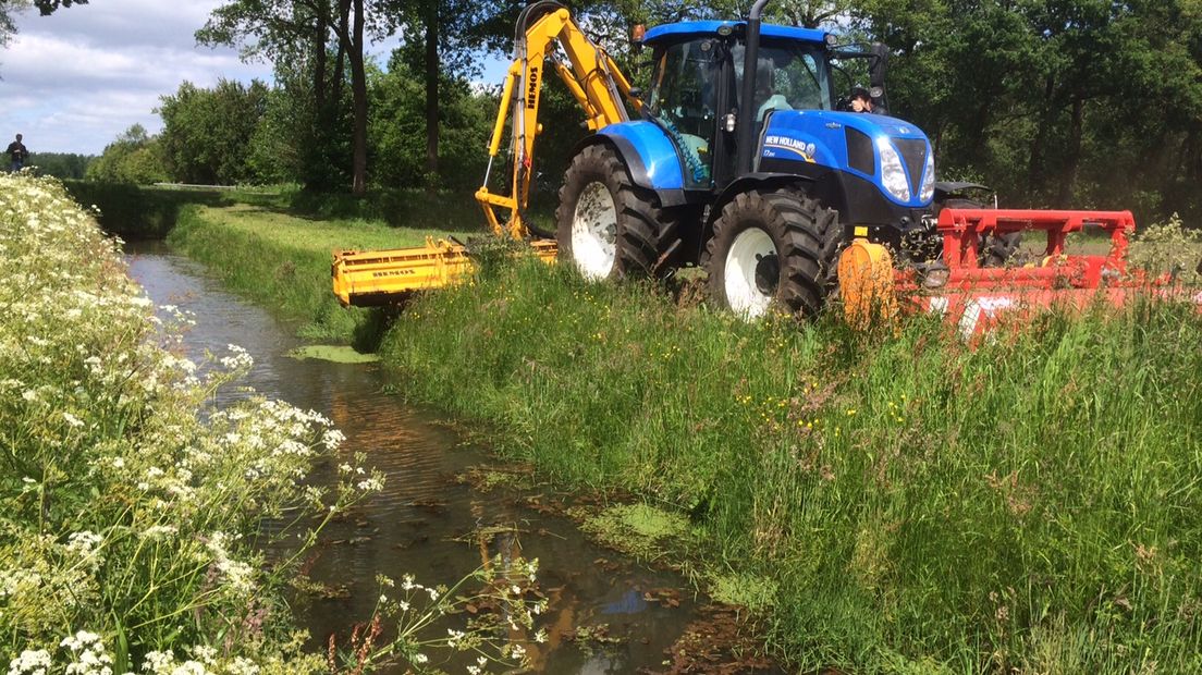 Waterschap begint eerder met maaien (Rechten: archief RTV Drenthe)