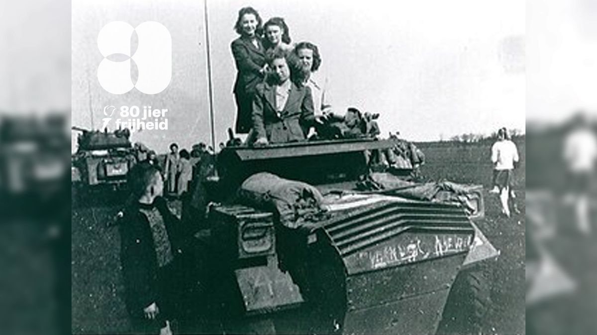 12 april 1945: De eerste Canadezen rijden Fryslân binnen