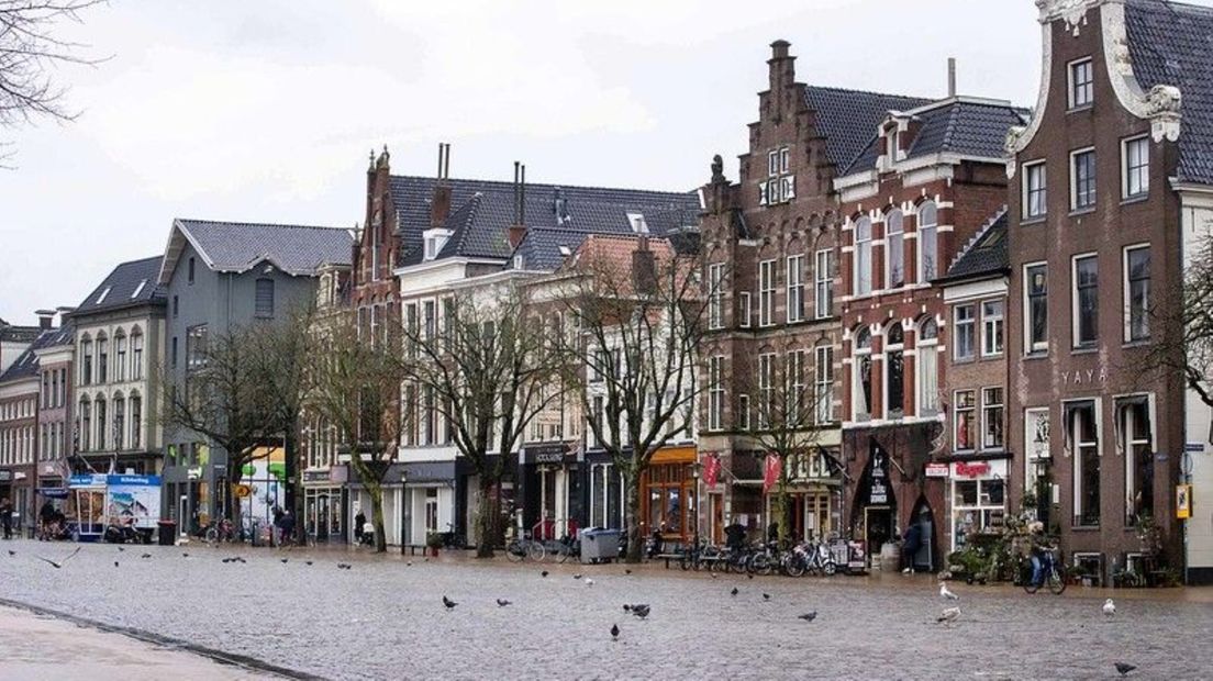 De Vismarkt in Stad tijdens de tweede lockdown