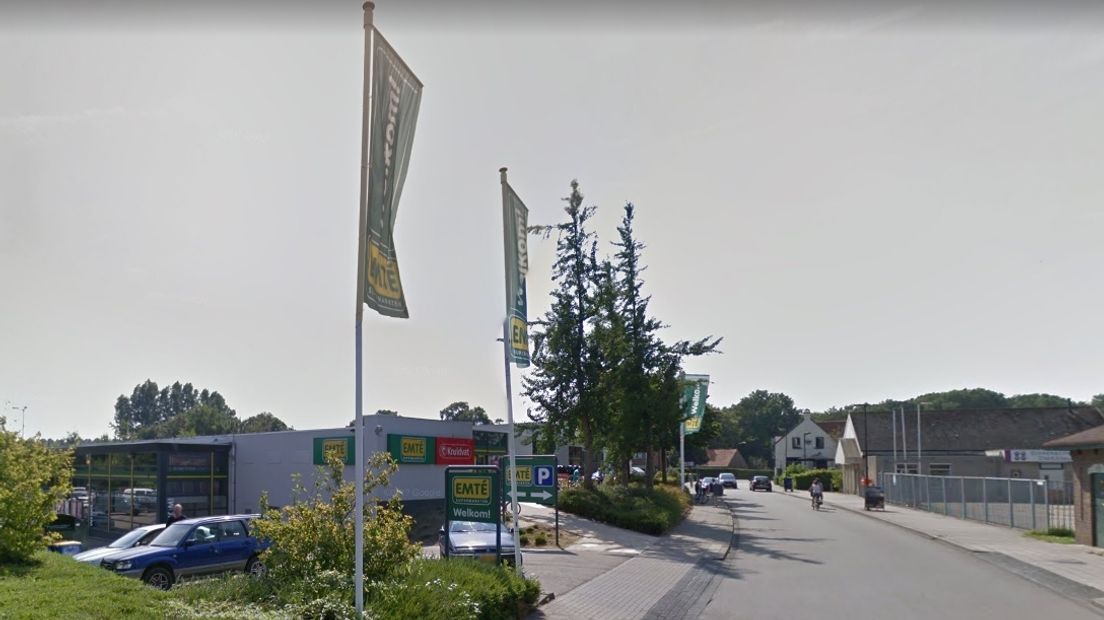 Eén van de supermarkten in Heinkenszand