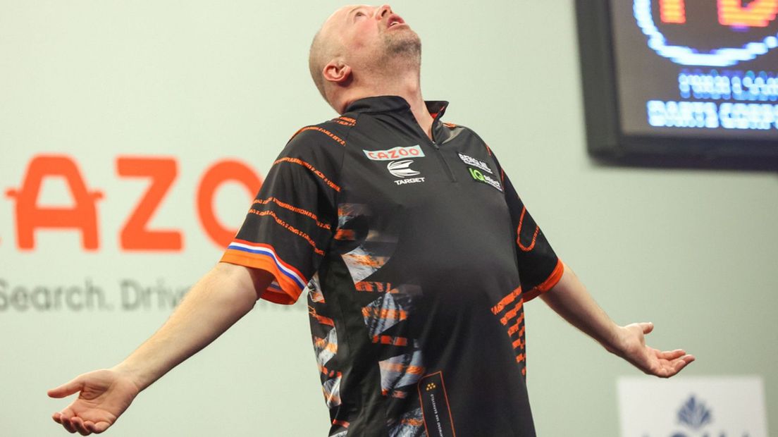 Van Barneveld tijdens de Grand Slam of Darts