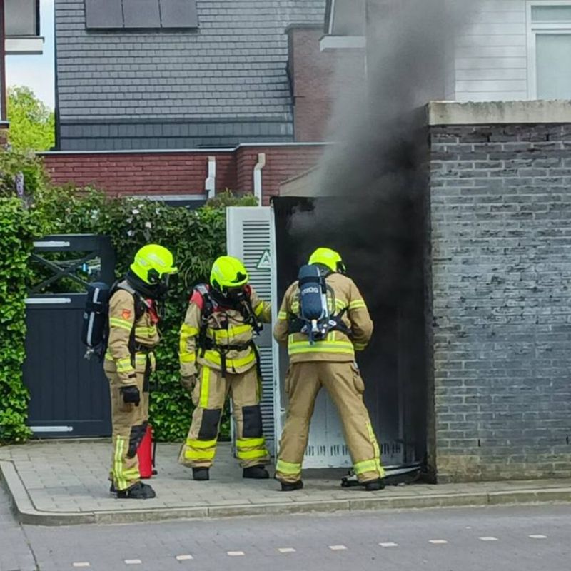 Straatkast voor energieaansluiting of elektrotechniek
