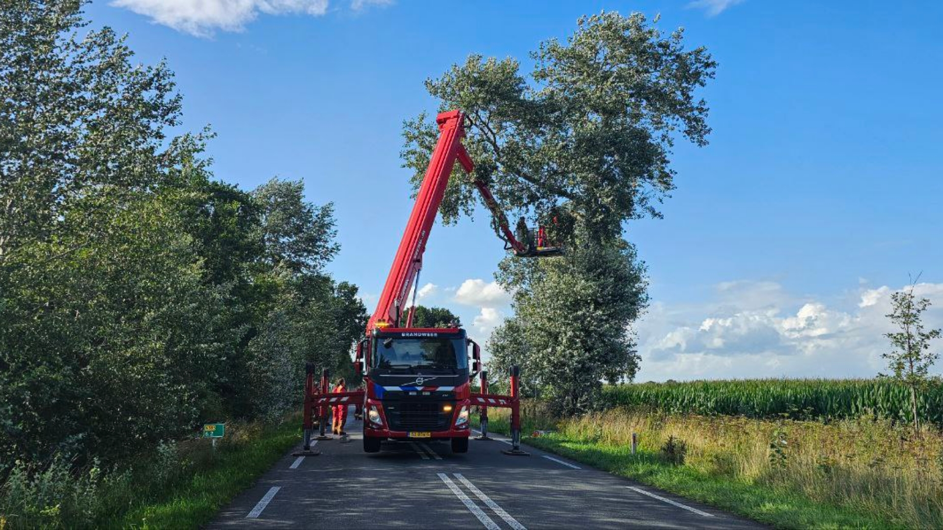 112-nieuws: Brandweer haalt loshangende tak weg van boom • Fietsbrug in Stad dicht vanwege verzakking