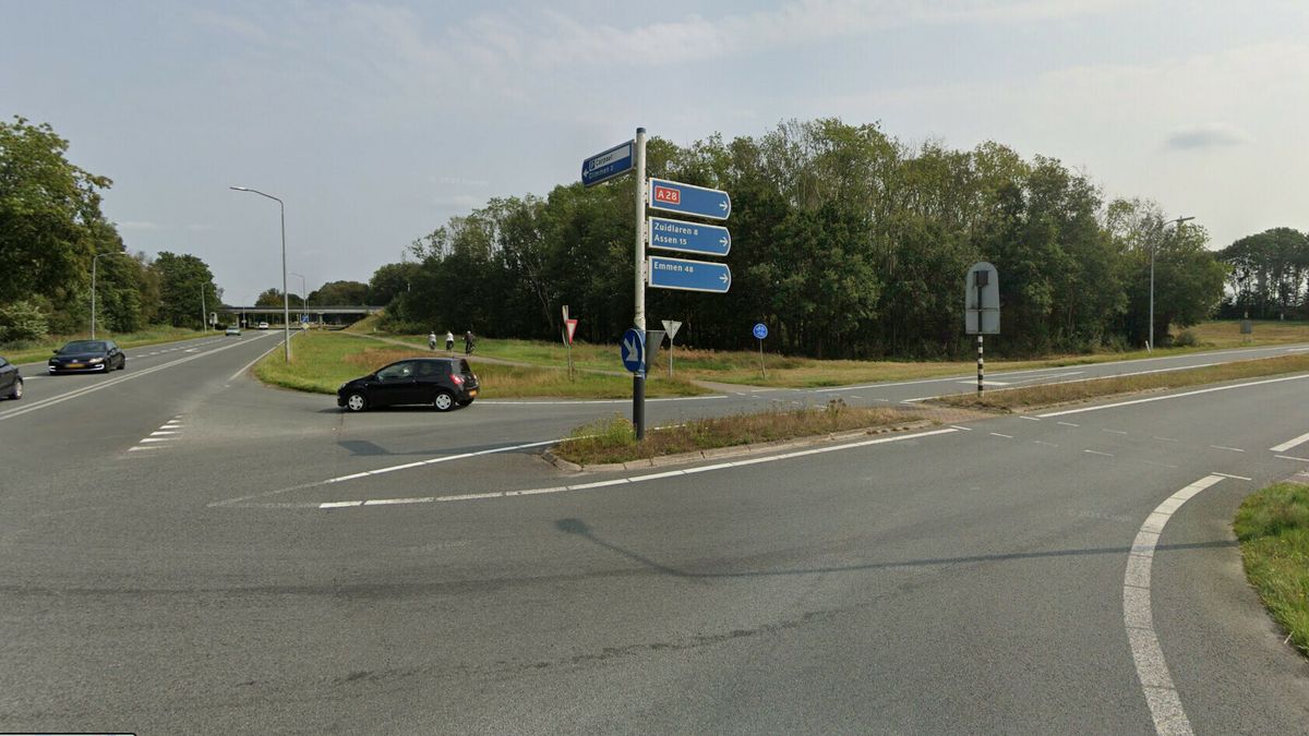 Op- en afrit A28 bij De Punt dicht vanwege aanleg rotonde