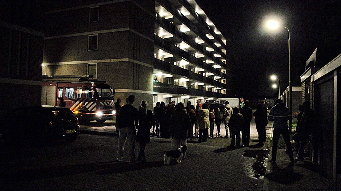 De ontruiming deze week van een flat na een brandje in een berging.