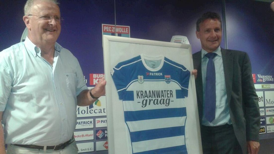 Het nieuwe shirt van PEC Zwolle