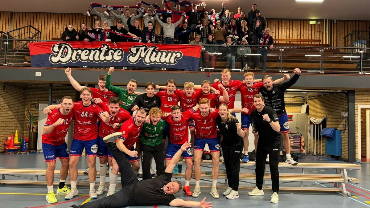 Handballers Unitas plaatsen zich voor landelijke beker: 'Moet een feestje in Rolde worden'