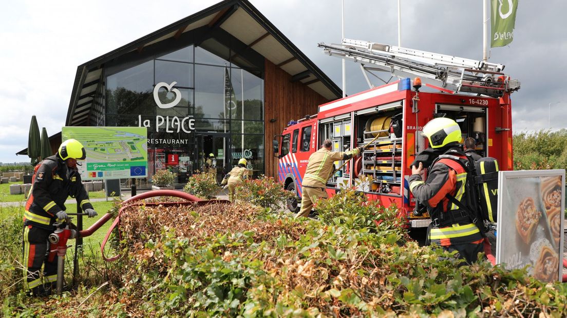 Brandweer bij La Place