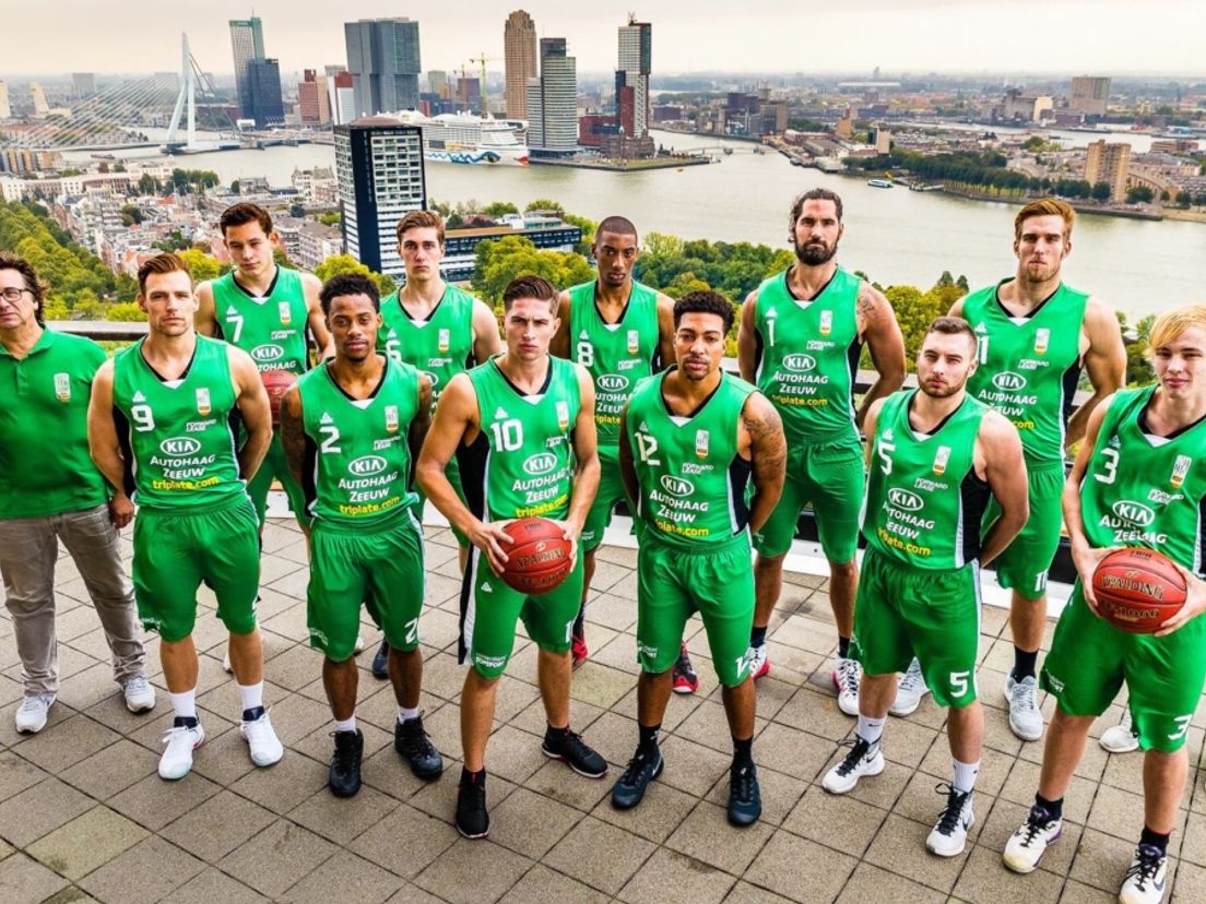 De basketballers van Rotterdam