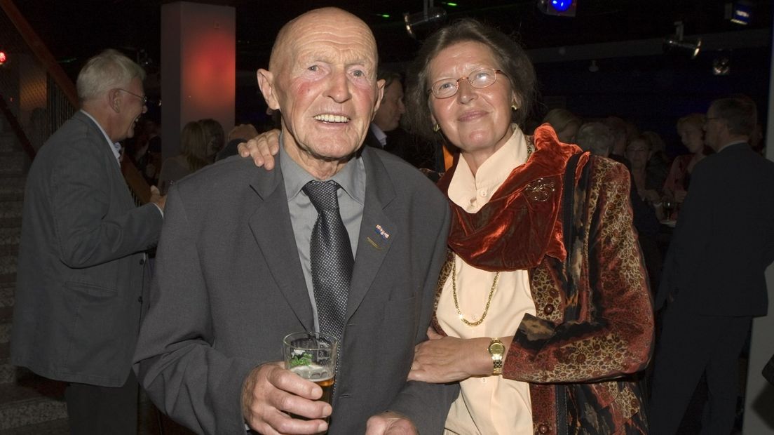 Jan Uitham met zijn vriendin