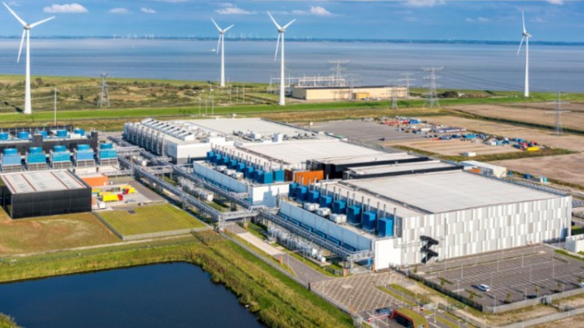 Het datacenter van Google in de Eemshaven