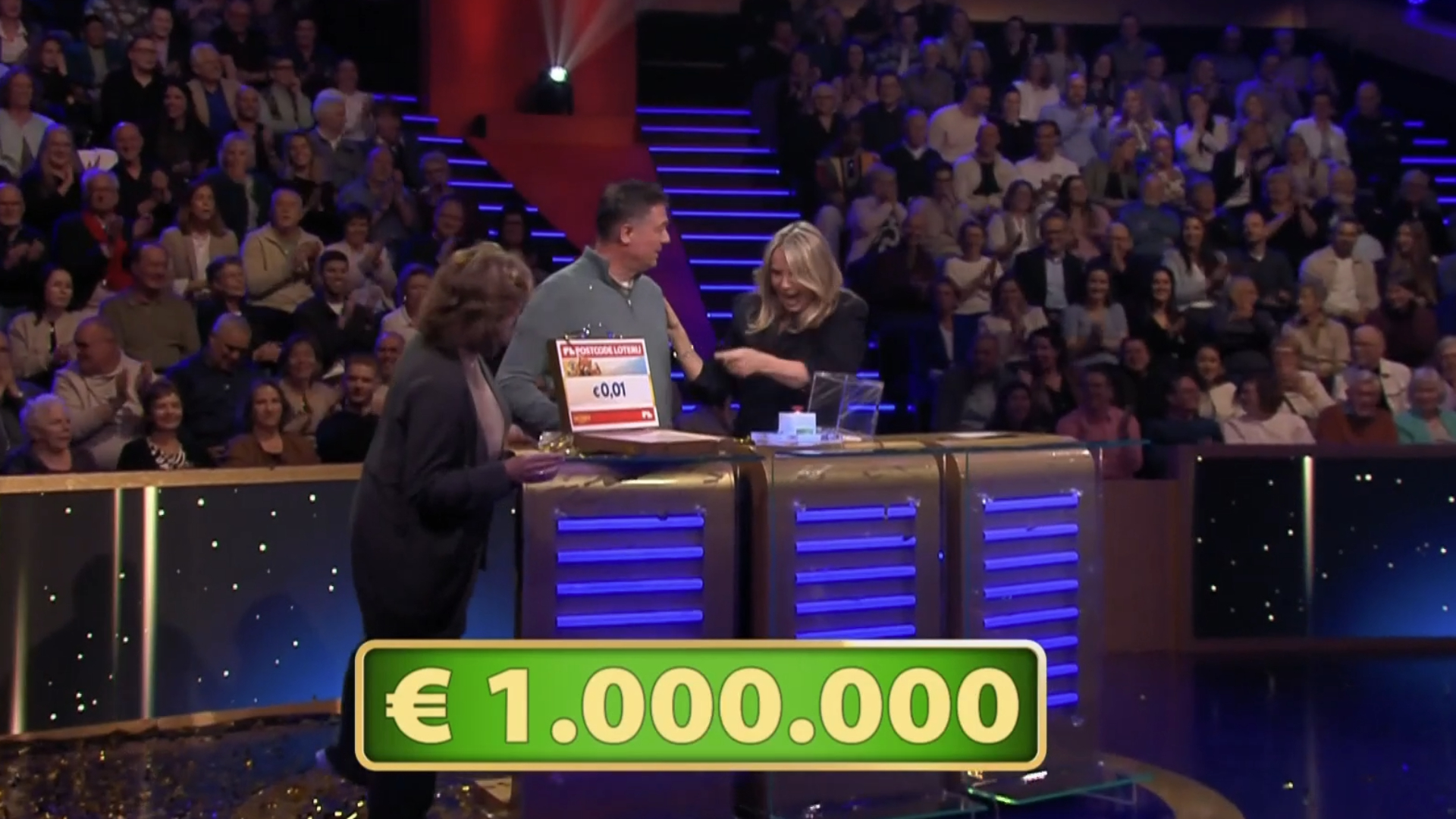 Herbold won 1 miljoen, terwijl er maar 1 cent in zijn eigen koffer zat.