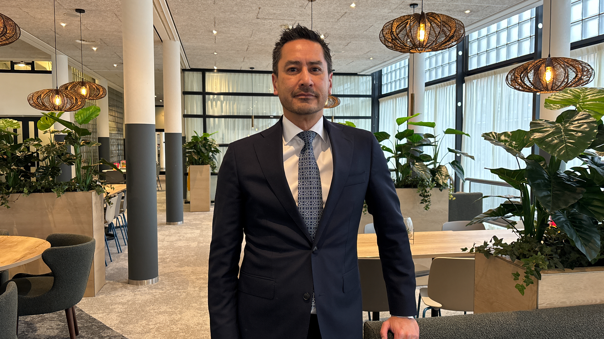 Harald Bergmann, burgemeester van Schiedam.